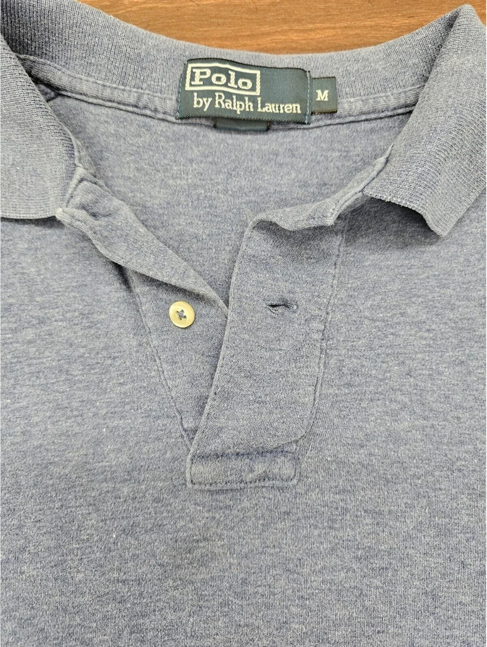 Medium Blue Polo Ralph Lauren Men's Classic Fit Polo Shirt with Embroidered Pony